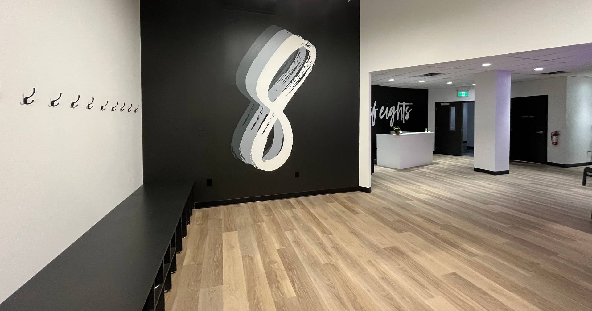 The House of Eights lobby and front desk